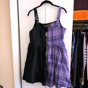 Killstar black and purple dress